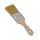 Hard Wooden Handle Synthetic Paint Brush For Water - Based Paint Or Decoration