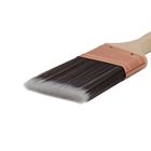 Tapered brush,angled paint brush,professional paint brush with synthetic filament long wooden handle\