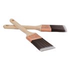 Tapered brush,angled paint brush,professional paint brush with synthetic filament long wooden handle\