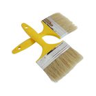 38-44mm Length Natural Paint Brush , Yellow Handle Pure Bristle Paint Brush