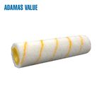 European paint roller brush,smart paint roller,roller cover of acrylic white with yellow stripe