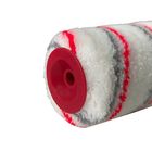 House Painting Paint Roller Brush Acrylic White With Red And Grey Stripe