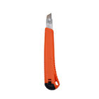 PP Handle Safety Box Cutter , 137mm Length Orange Box Cutter Razor Blades