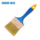 Blue Handle Plastic Handle Paint Brushes With Coffee Color Hair Material