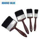 Solid Plastic Handle Paint Brushes Synthetic Tapered Filament Mixed Natural Black Bristle