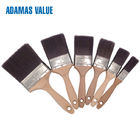 Wooden Material Handle Industrial Paint Brushes  With Tin Plate Ferrule