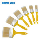High quality paint flat brush plastic handle PET fibre bristles