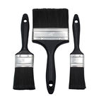 No Hair Removal Wide Paint Brush , Tin Plate Ferrule Brush For Oil Based Paint