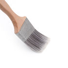 Angled paint brush,wood paint brush,paint brush filament with long wooden handle brush