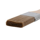 Angled Synthetic Paint Brush Durable Use With Short Wooden Handle