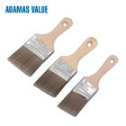 Angled paint brush,small paint brush,paint brush wood handle  with synthetic filament short wooden handle