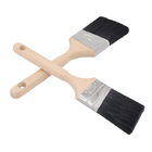 Tapered brush,angled paint brush,synthetic paint brush with long wooden handle