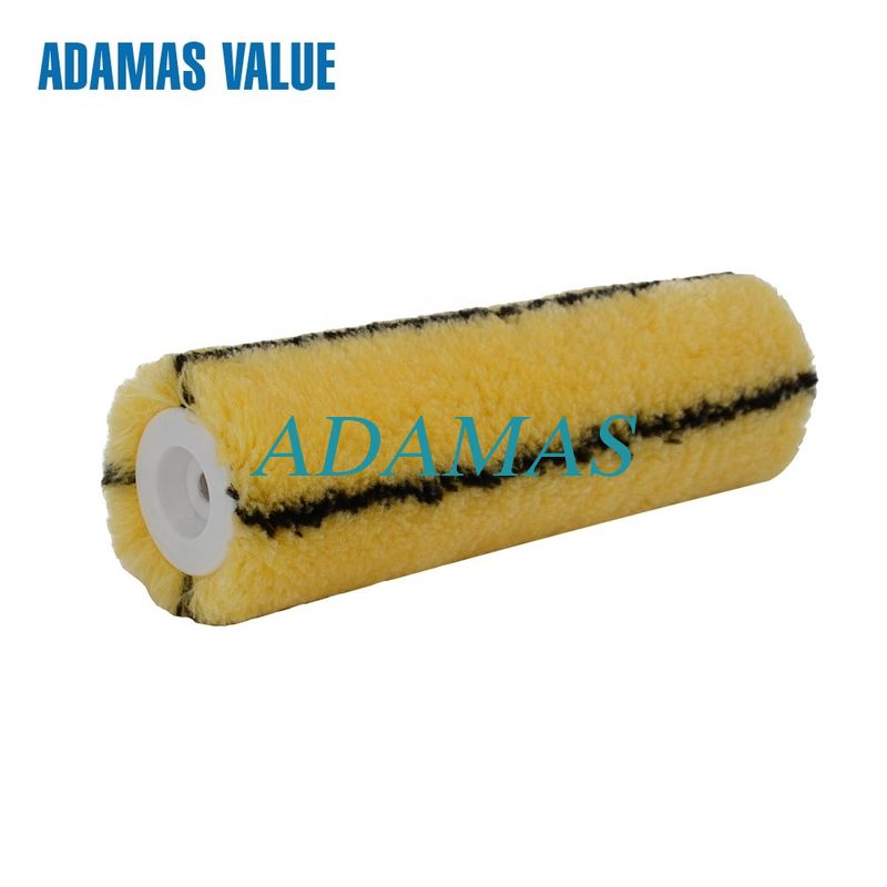 Stitched Yellow Paint Roller Brush  With Superior Moisture Absorption