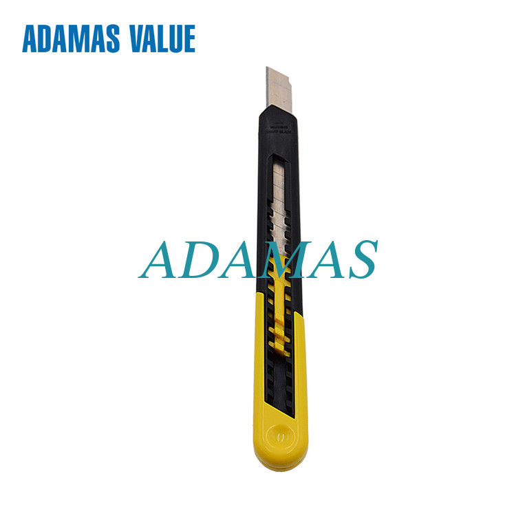ABS Handle Utility Razor Blades , Ergonomic Designed Cardboard Box Cutter