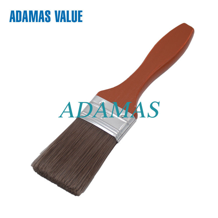 Tapered Flat Wooden Handle Brush , 55-75mm Length Premium Paint Brushes