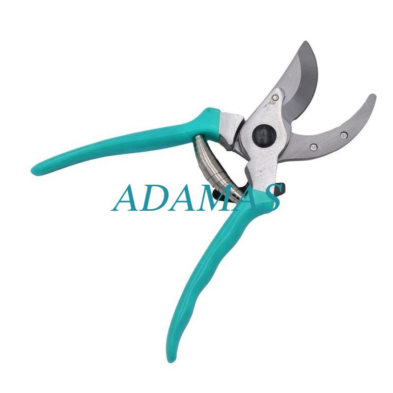 Plastic Coated Finish Garden Pruning Shears With Convenient Safety Switch Lock