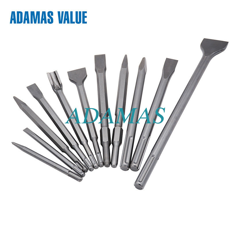 Chisel 280-400mm Length SDS Drill Bits Round Or Hexagon Shape For Masonry